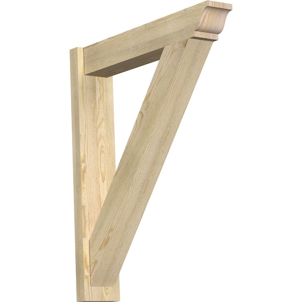 Ekena Millwork Traditional Traditional Rough Sawn Outlooker, Douglas Fir, 6"W x 30"D x 36"H OUT06X30X36TRA01RDF - main
